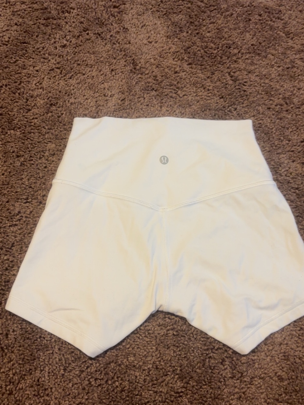 lululemon athletica Cream High-Waist Women's Shorts